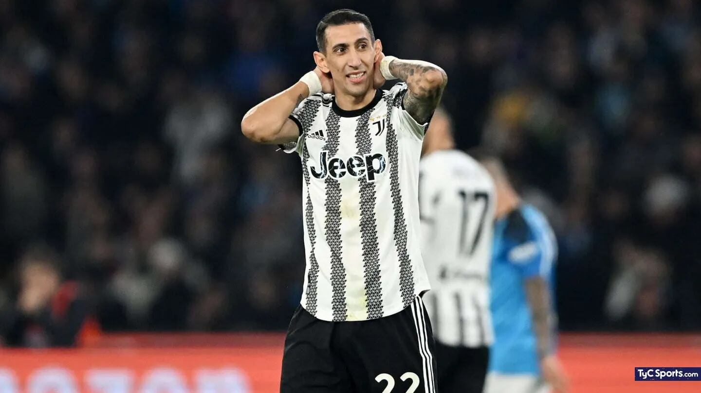 Ángel Di María con la camiseta de la Juventus. (Prensa Serie A)