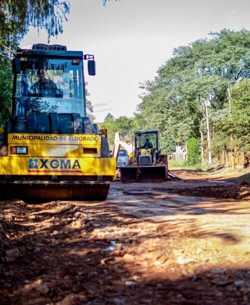 Eldorado: se están llevando adelante obras de asfaltado