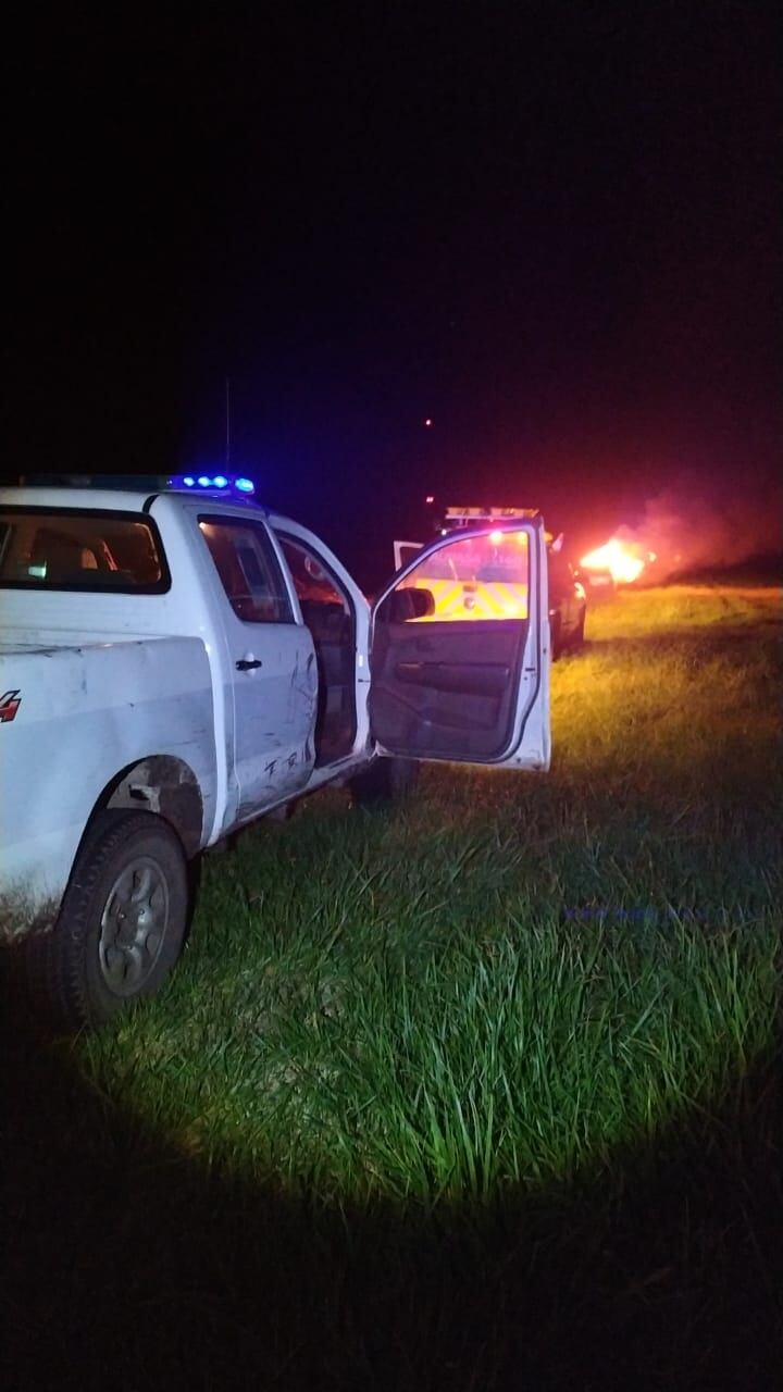 Sucedió este martes por la noche a la altura de Balneario Parque Mar Chiquita: no hubo heridos.