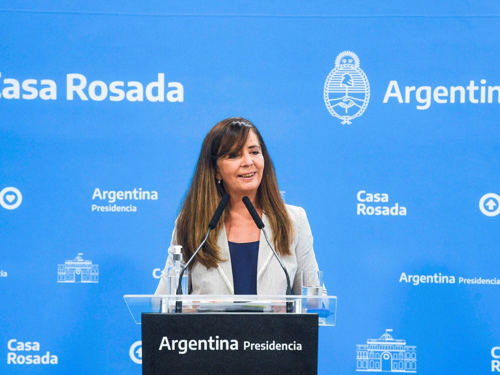 Gabriela Cerruti ratificó que el Presidente considera la idea de la conformación de una mesa política". Foto: Clarín.