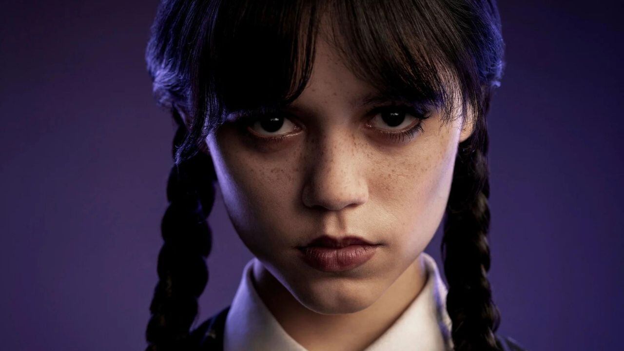 Jenna Ortega como Merlina.