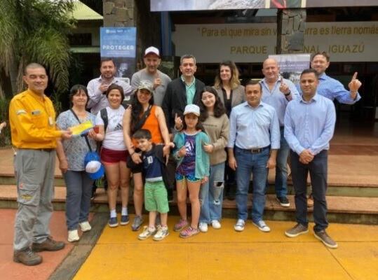 Cataratas del Iguazú se vistió de fiesta para recibir al turista 1 millón.