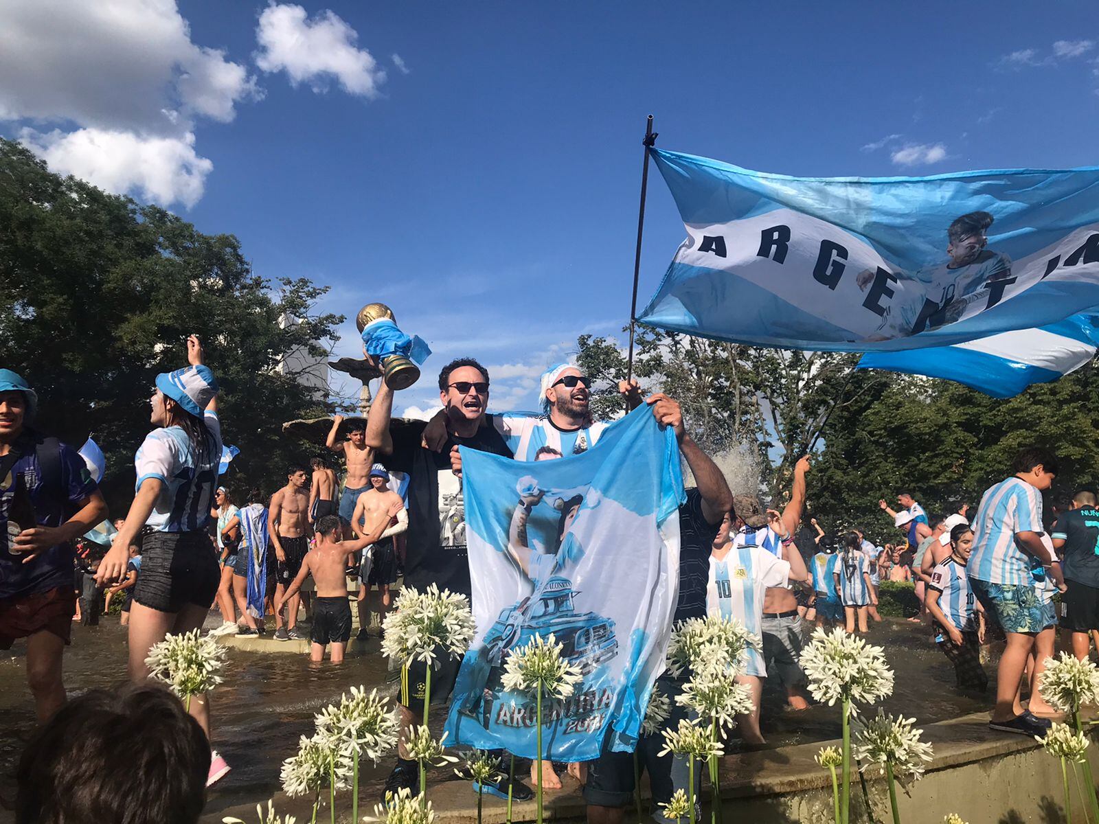 Así fueron los festejos en el centro de la ciudad