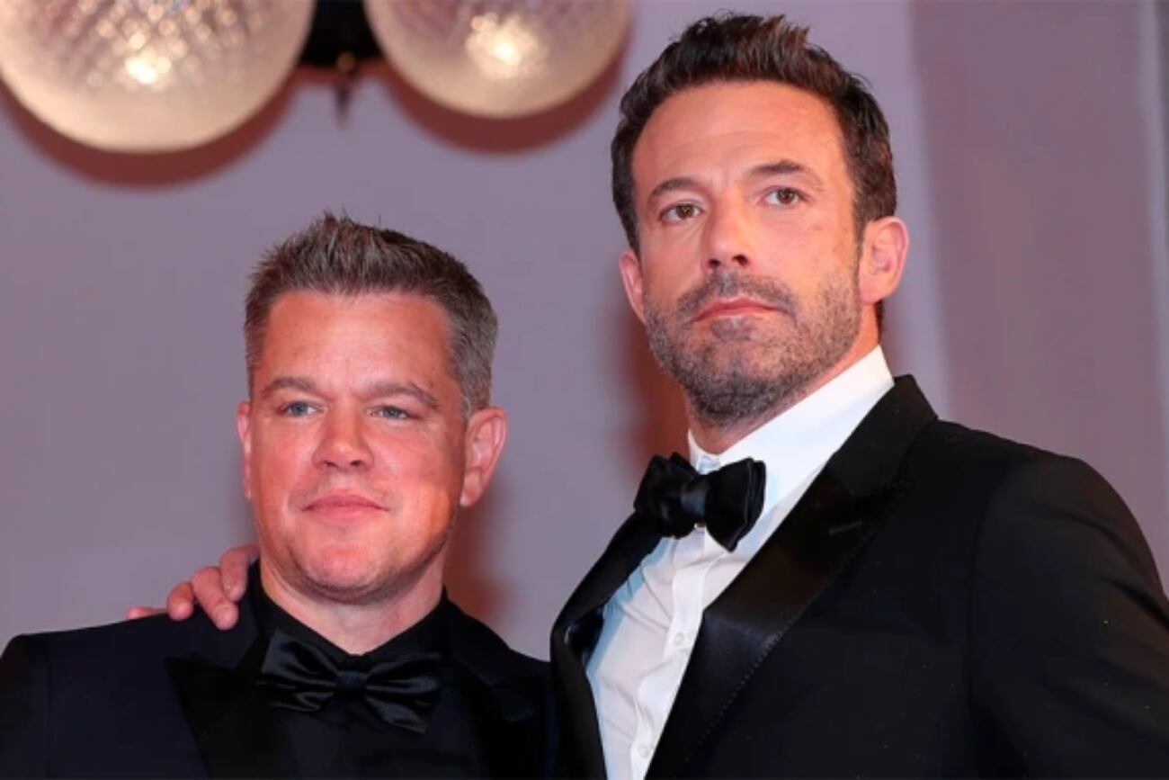 Matt Damon y Ben Affleck. (AP)