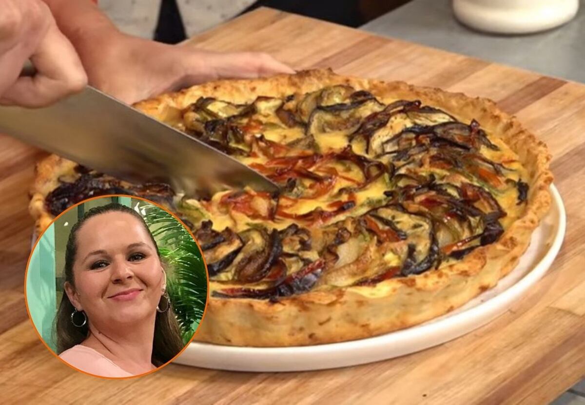 Cómo hacer una tarta de vegetales con masa de chipá: la original receta de Gladys Olazar, de Cocineros Argentinos