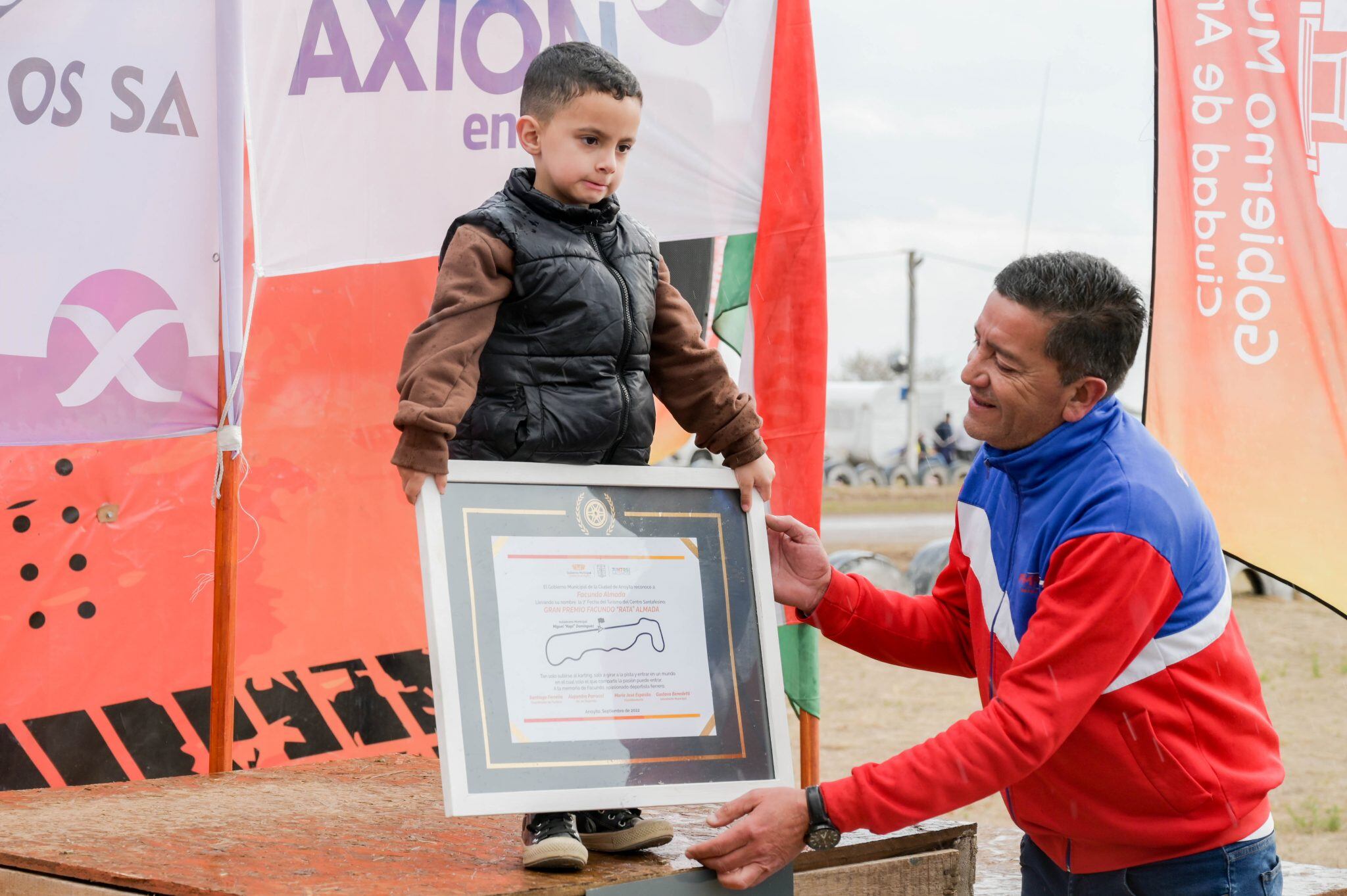 Se inauguró el Autódromo en Arroyito Miguel "Kapi" Domínguez