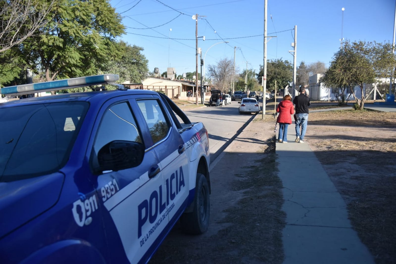 Una vecina dice haber visto en el Dispensario de Villa Angelelli II al niño Loan Danilo Peña con una persona con acento correntino.  (Facundo Luque / La Voz)