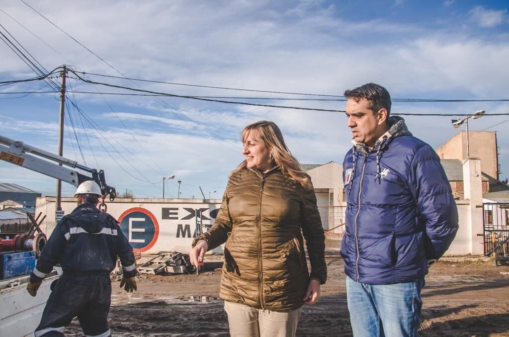 Avanzan los trabajos previos a la construcción del nuevo puente en Ushuaia