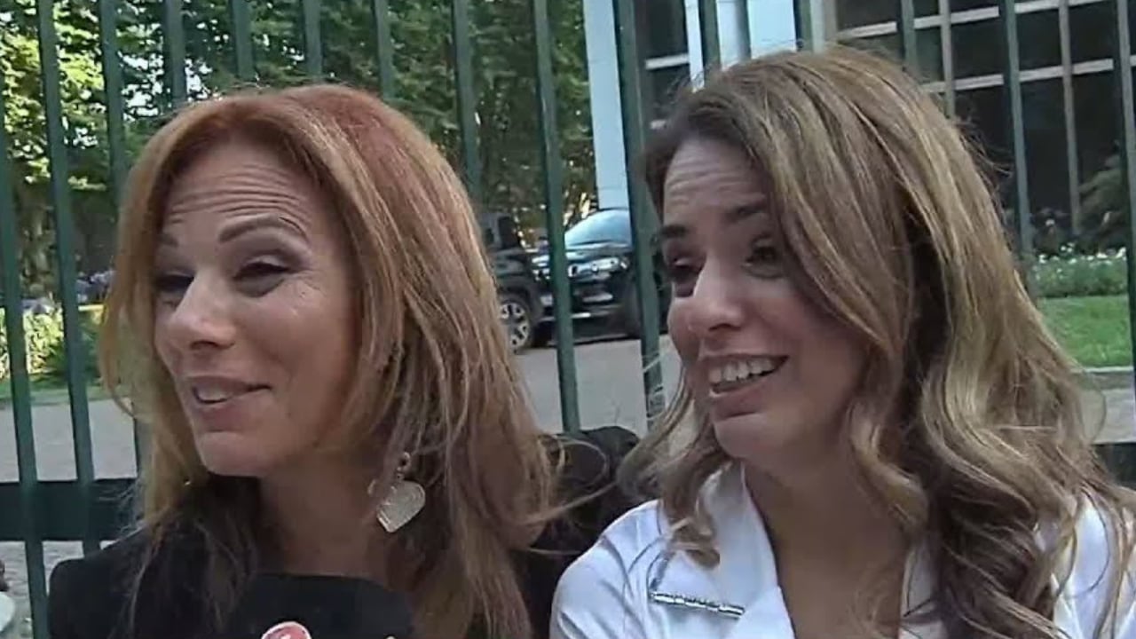 La reconciliación entre Iliana y Marina Calabró. Foto: Web.