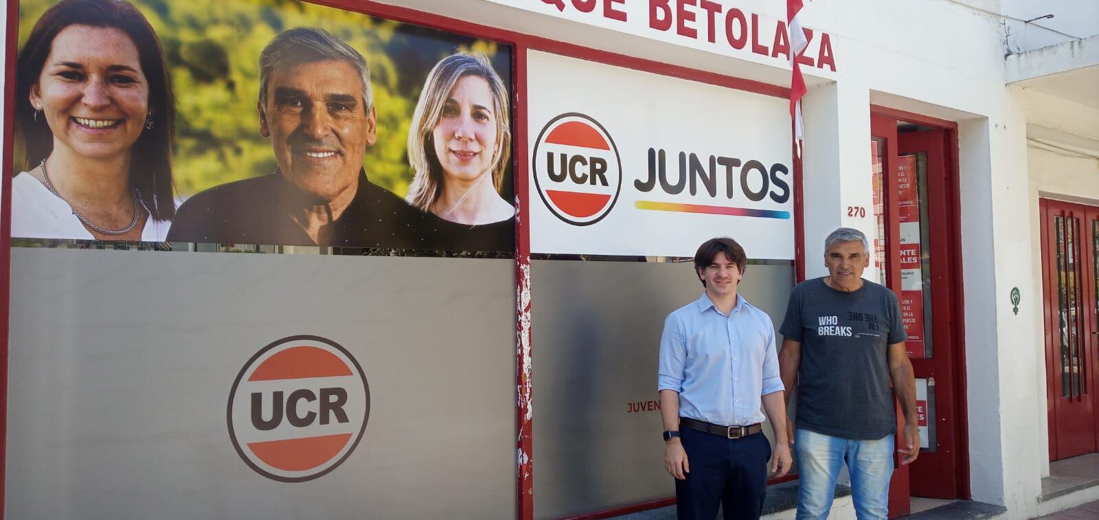 Carlos Ávila y Agustín Rossi, candidatos a concejales por JUNTOS Tres Arroyos