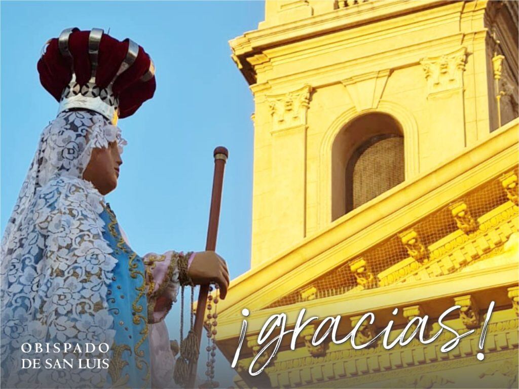 Agradecimiento del Obispado de San Luis por la paz en el Encuentro de Mujeres