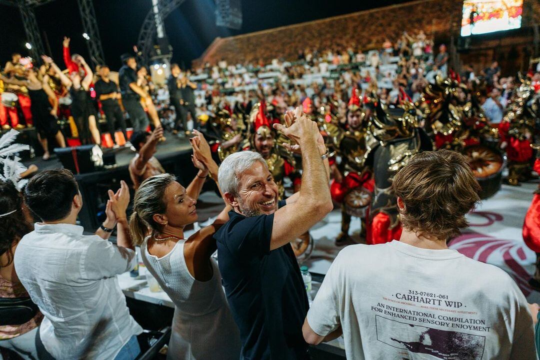 Rogelio Frigerio en el Carnaval del País