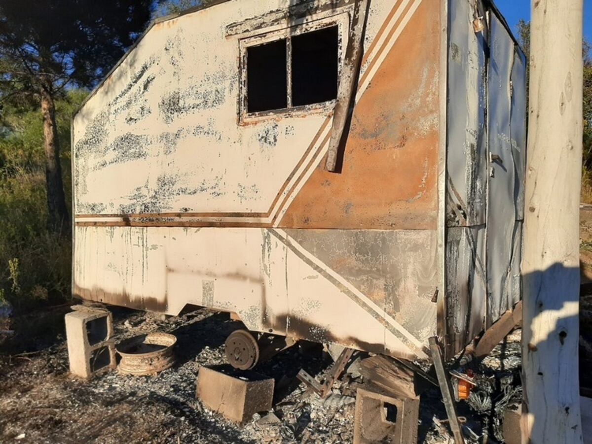 Vándalos destruyeron un parador en La Florida