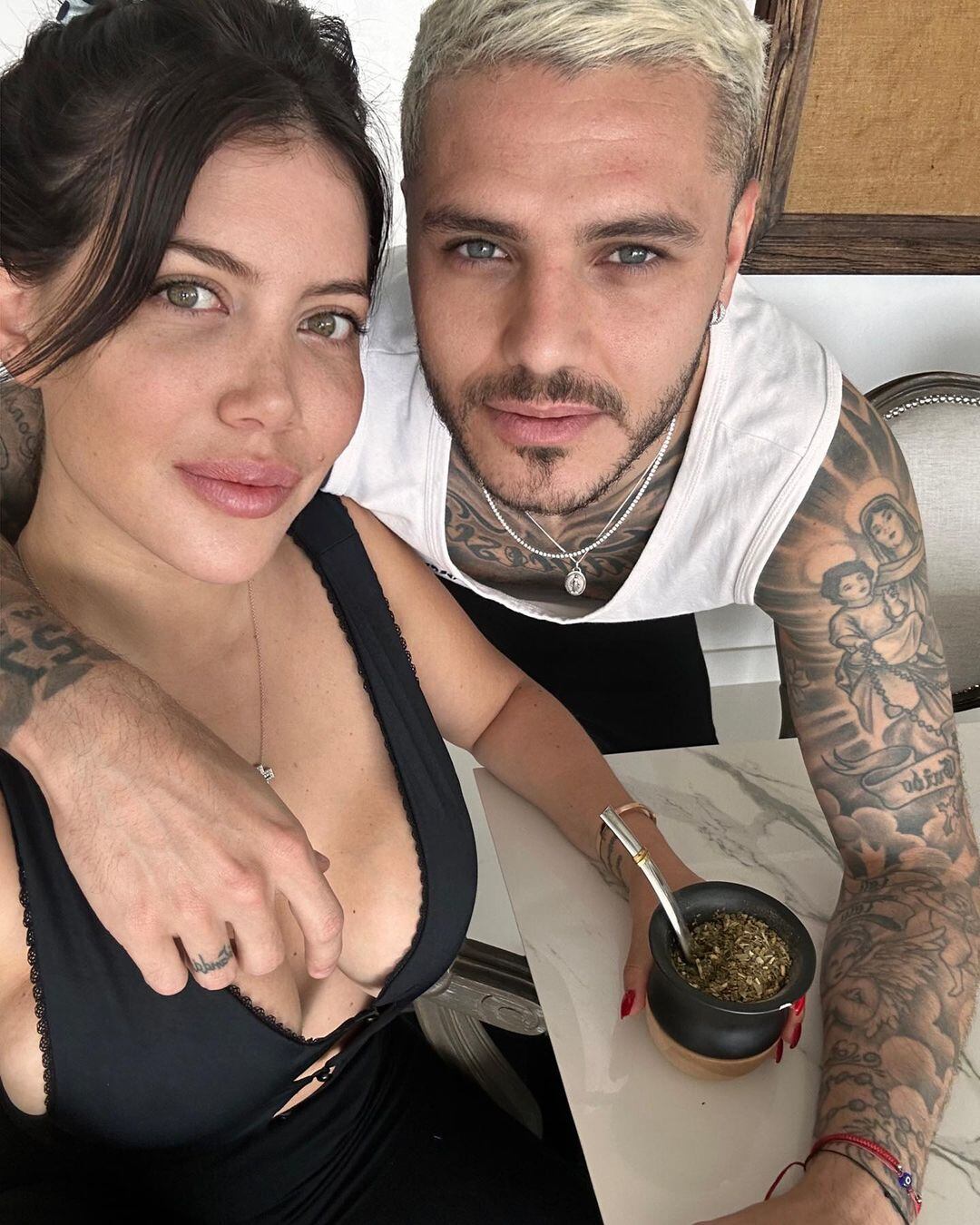 Wanda Nara cocinó para Mauro Icardi y toda la familia