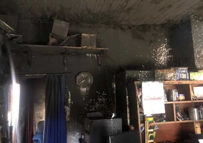 Eldorado: se incendió por completo un estudio fotográfico.