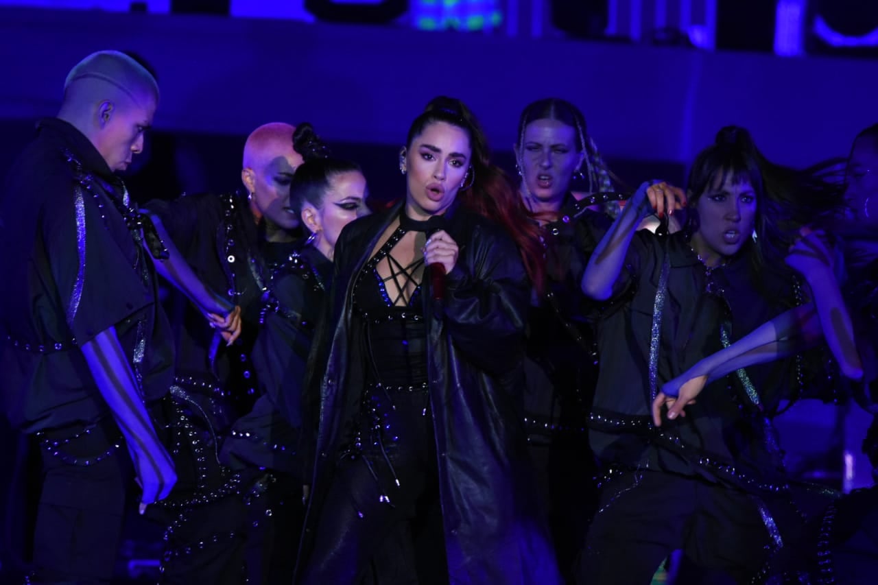 Vendimia 2023: Lali Espósito presentó el Disciplina Tour en el teatro griego Frank Romero Day (Mariana Villa / Los Andes)