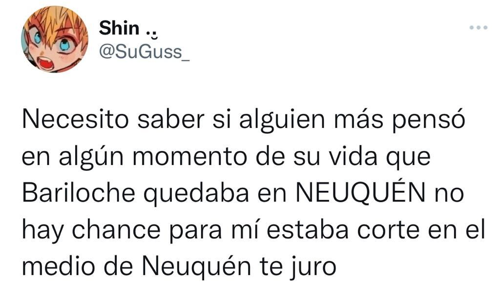 La localización de Bariloche causó revuelo en twitter.