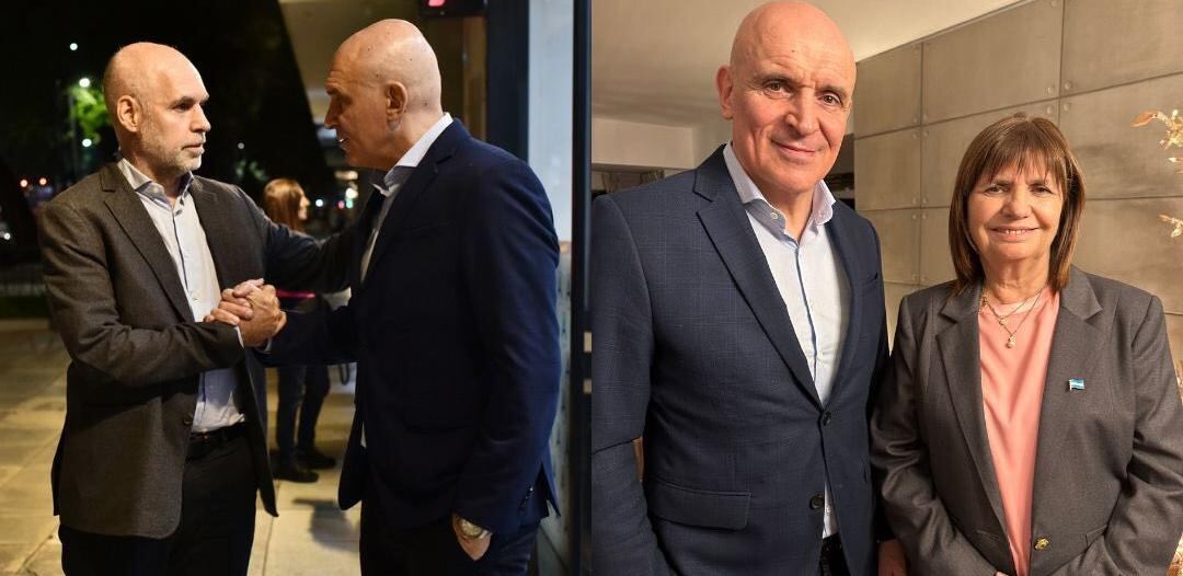 José Luis Espert anunció su ingreso a Juntos por el Cambio con fotos con Larreta y Bullrich.