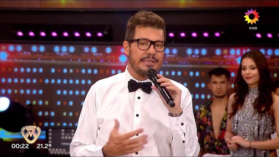 La emoción de Marcelo Tinelli en la final de La Academia de ShowMatch.