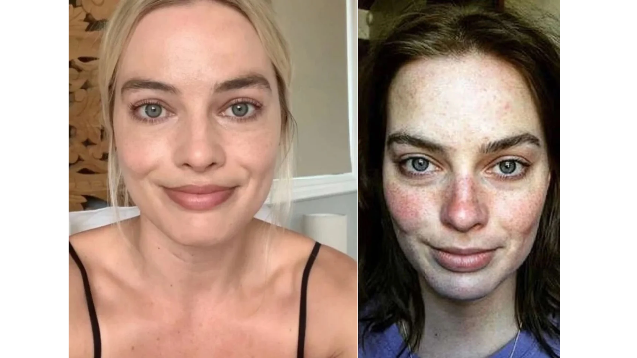 Las fotos sin maquillaje de Margot Robbie.