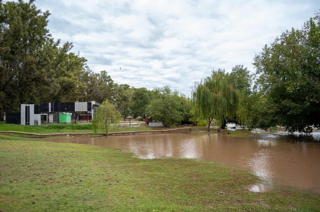 Crecida del Río Xanaes en Arroyito