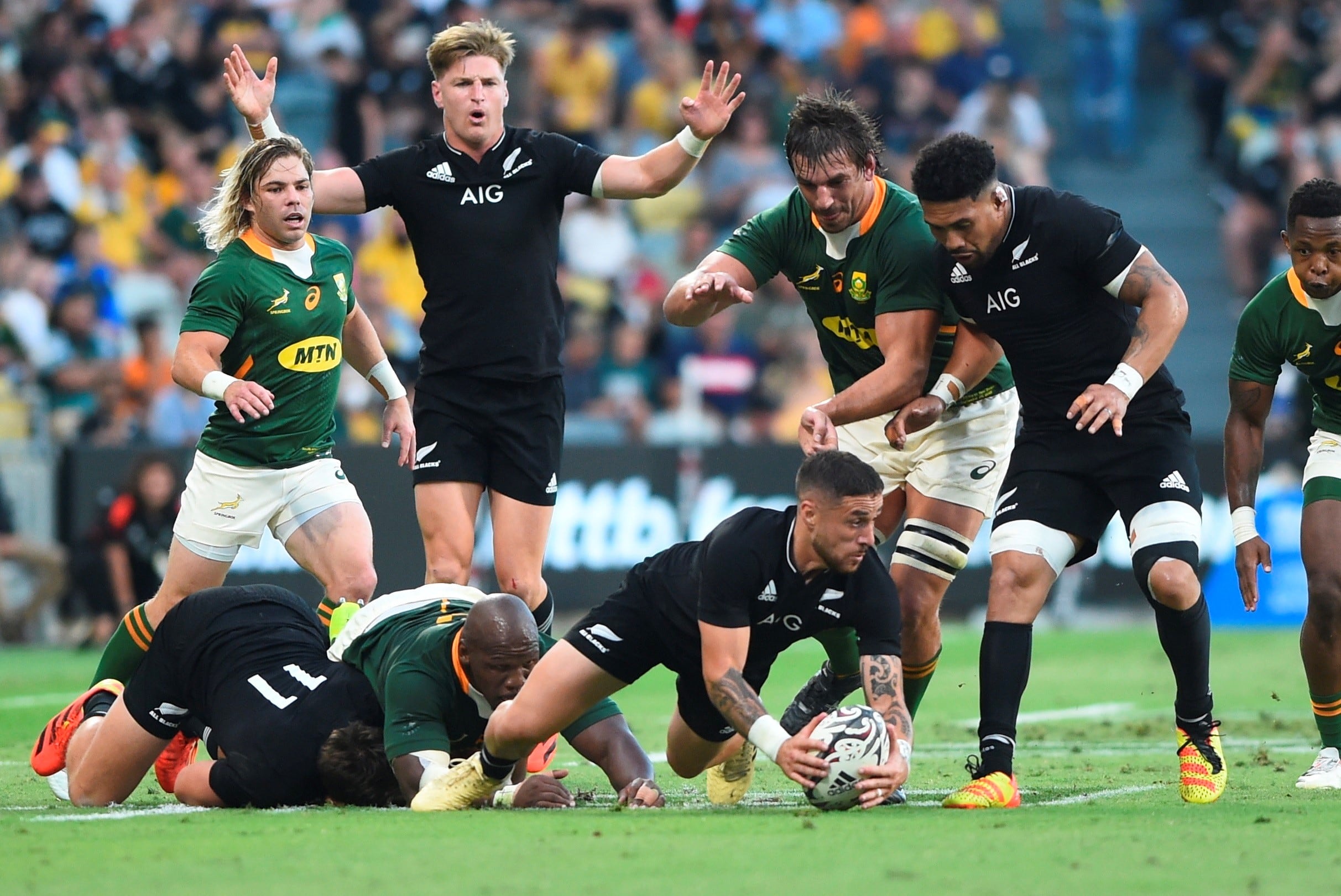 Rugby Championship: los All Blacks le ganaron a Sudáfrica y son los nuevos campeones