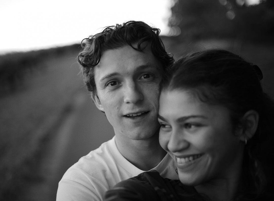 La foto que Zendaya le dedicó a Tom Holland.