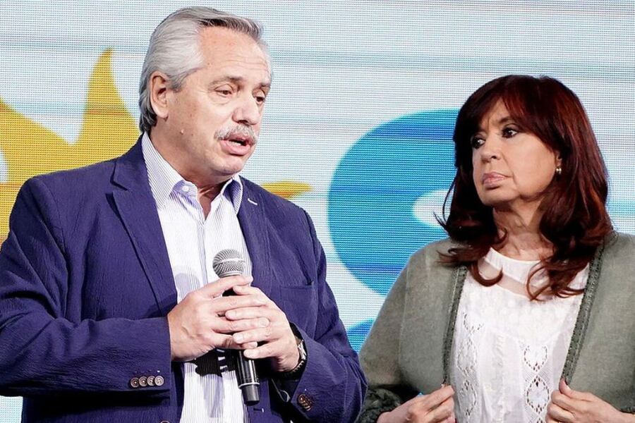 Alberto Fernández y Cristina Kirchner