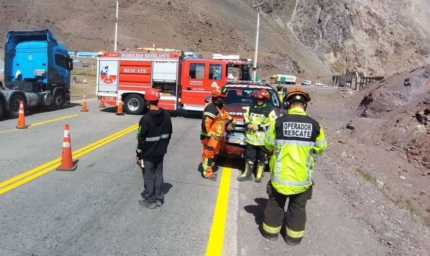 Dos mujeres que regresaban de Mendoza murieron al desbarrancar en la ruta a Chile.