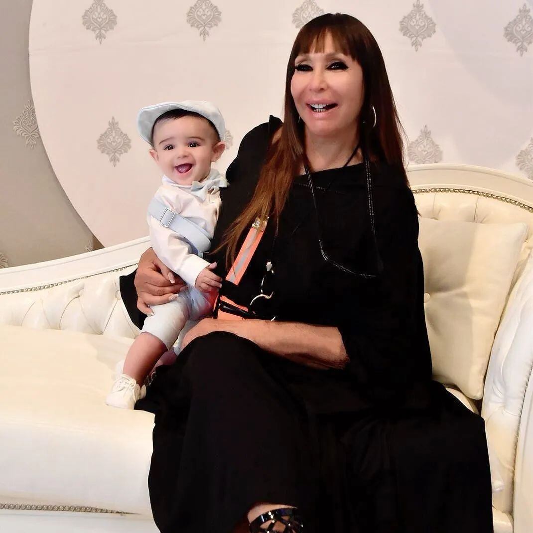 Moria Casán es la madrina de Vitto, el hijo de Belén Francese.