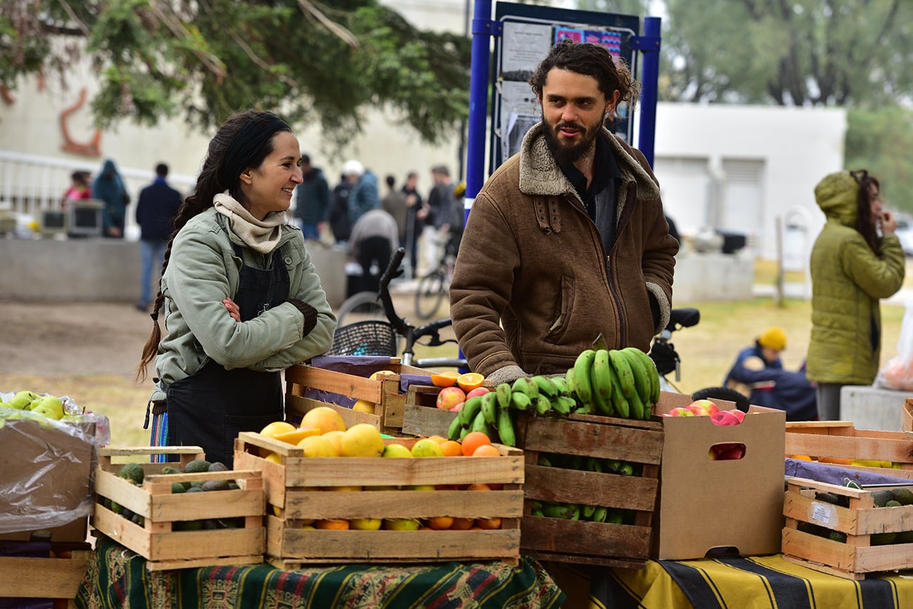 Feria agroecológica Córdoba en Ciudad Universitaria.