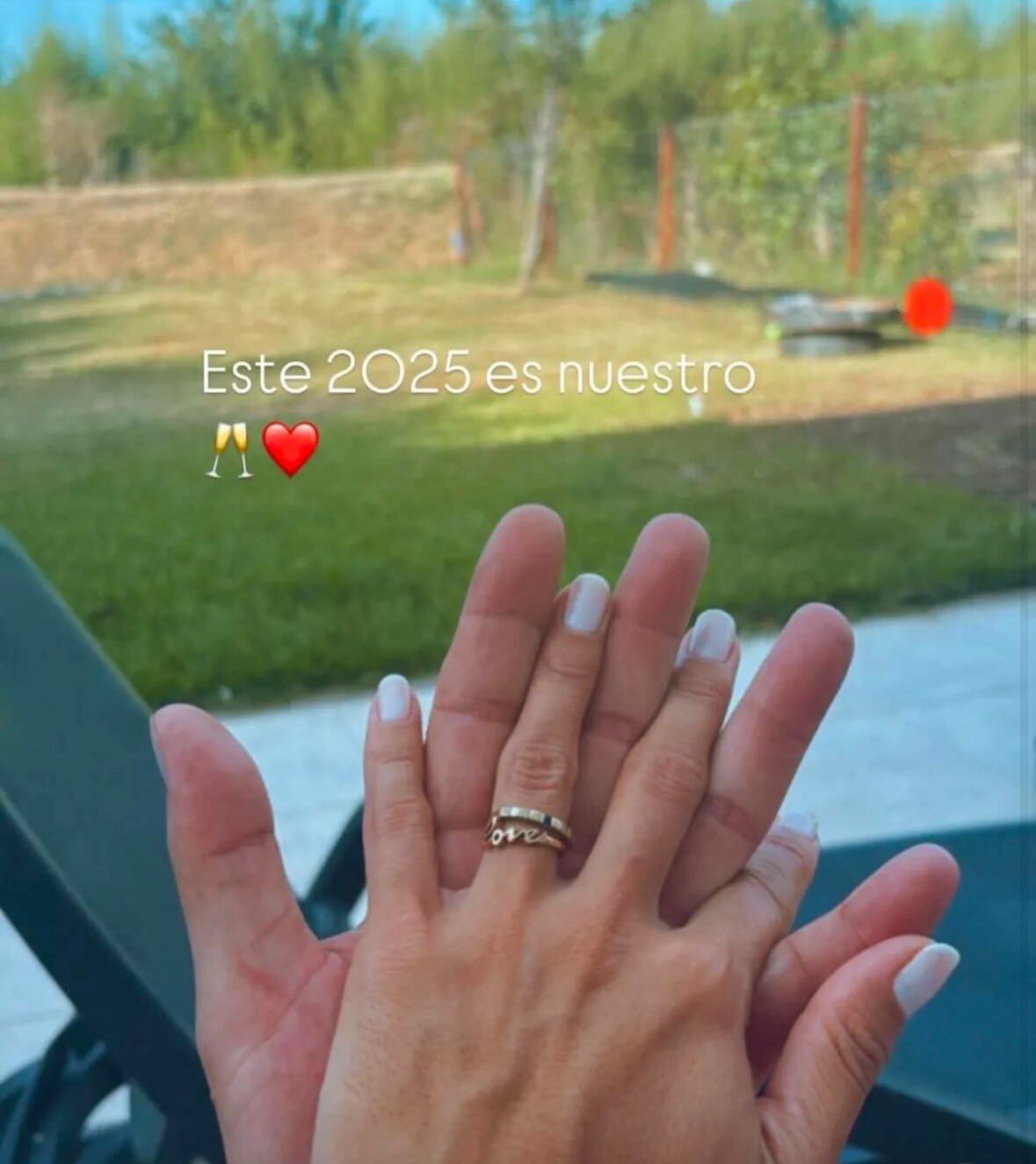 Néstor Ortigoza y Rocío Oliva se comprometieron.