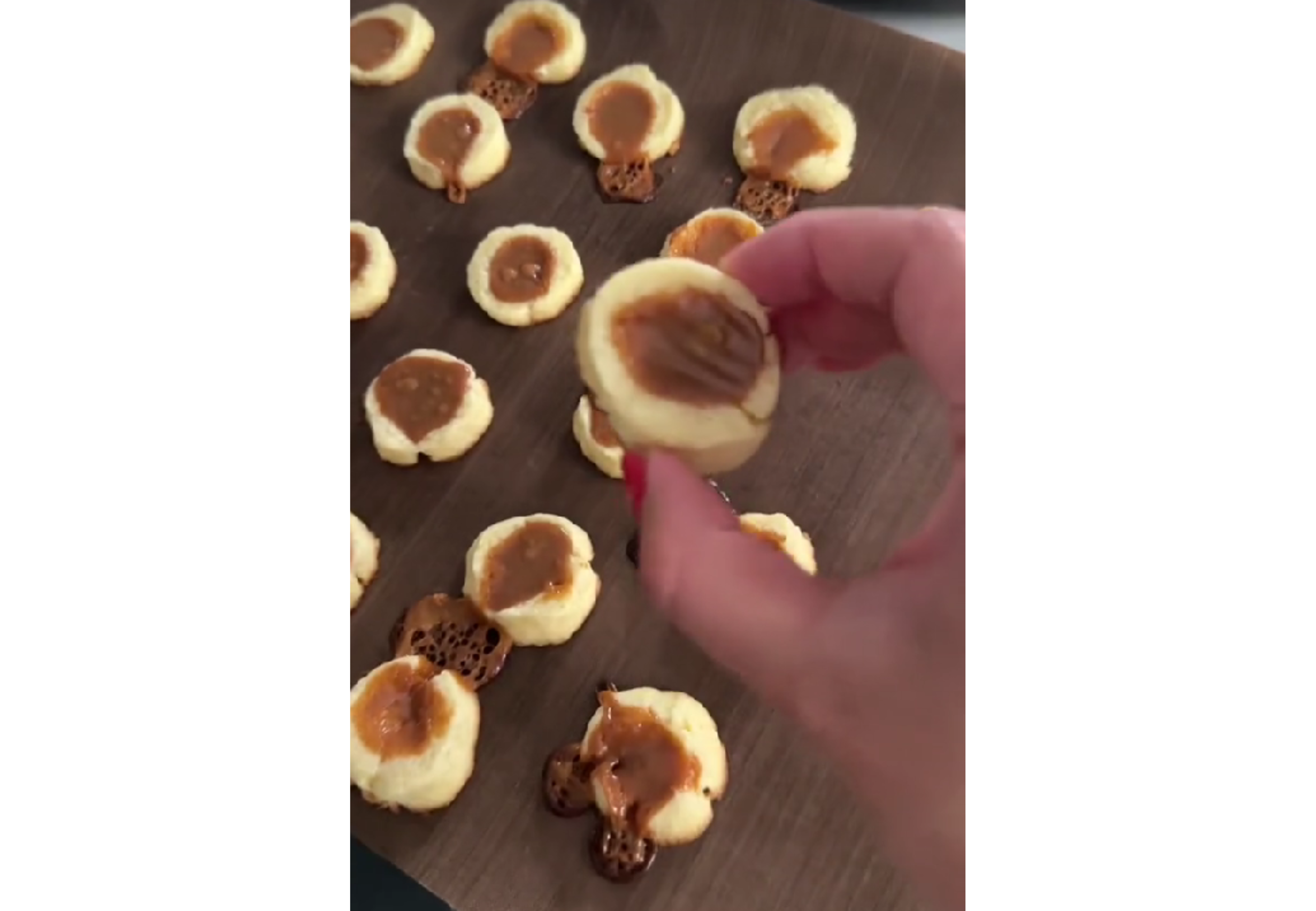 Las pepas de dulce de leche es una de las recetas más sencillas.