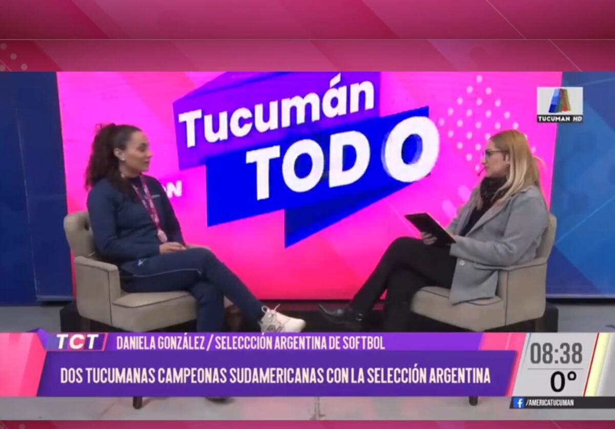 Daniela González, profesora de Educacion Fisica y campeona de softbol