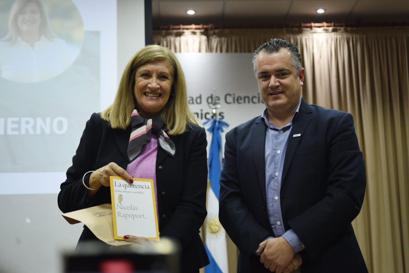 Rosario Romero, en la Facultad de Ciencias Económicas.