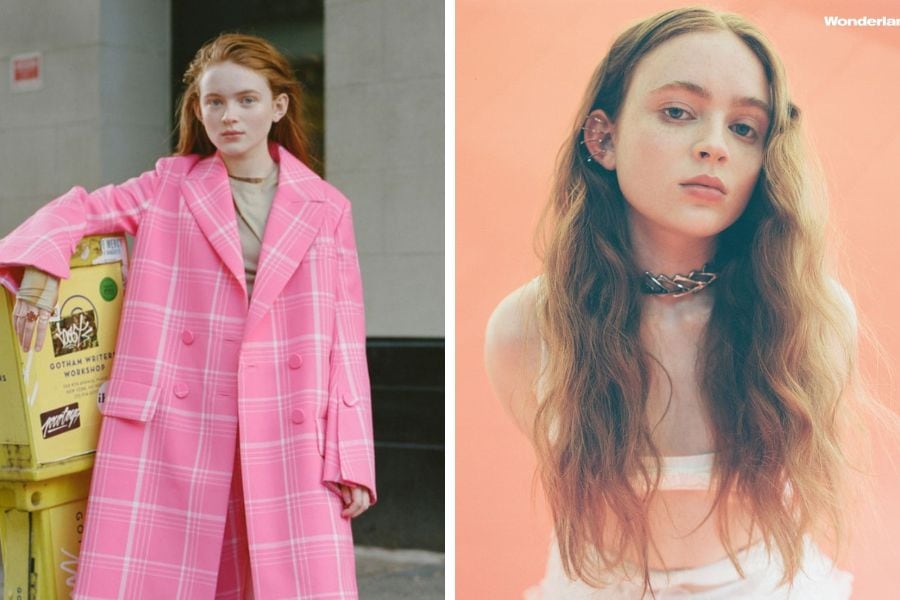 Sadie Sink en el 2017 y en la actualidad