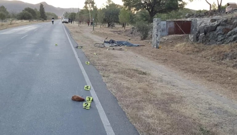 Accidente en San Francisco. Murió un abuelo de 87 años.