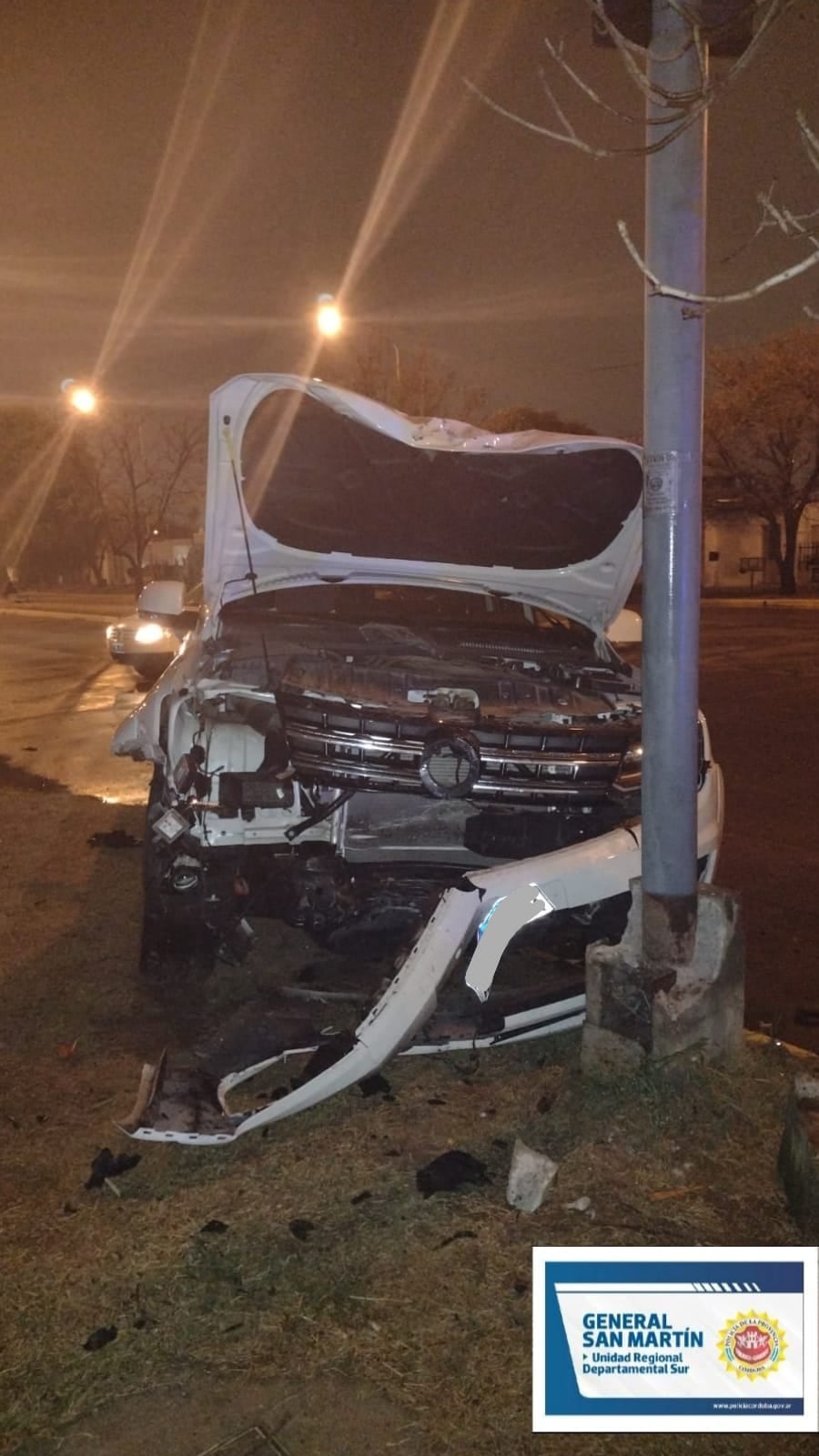 La tragedia ocurrió el miércoles a la noche en el cruce de Teniente Ibáñez y bulevar Argentino, Villa María. (Policía)