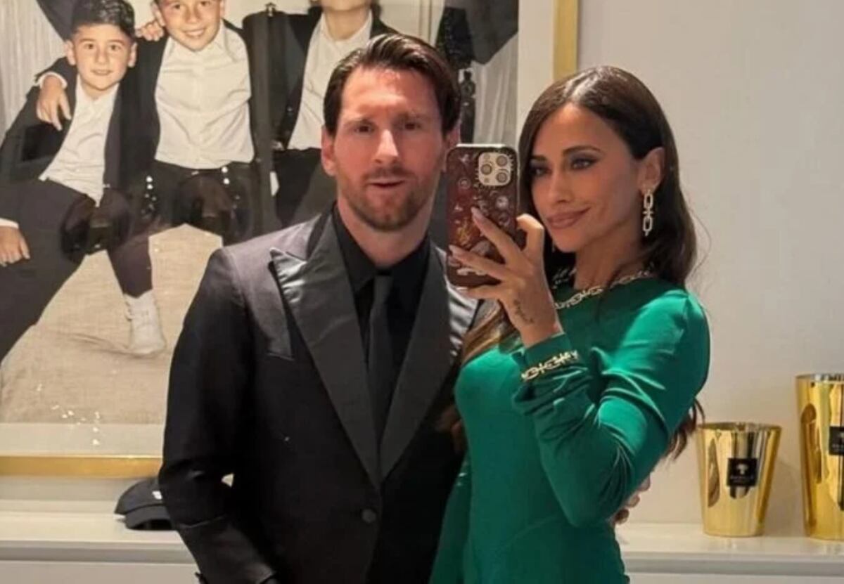 Los increíbles looks de gala de Lionel Messi y Antonela Roccuzo para la fiesta de cumpleaños de David Beckham