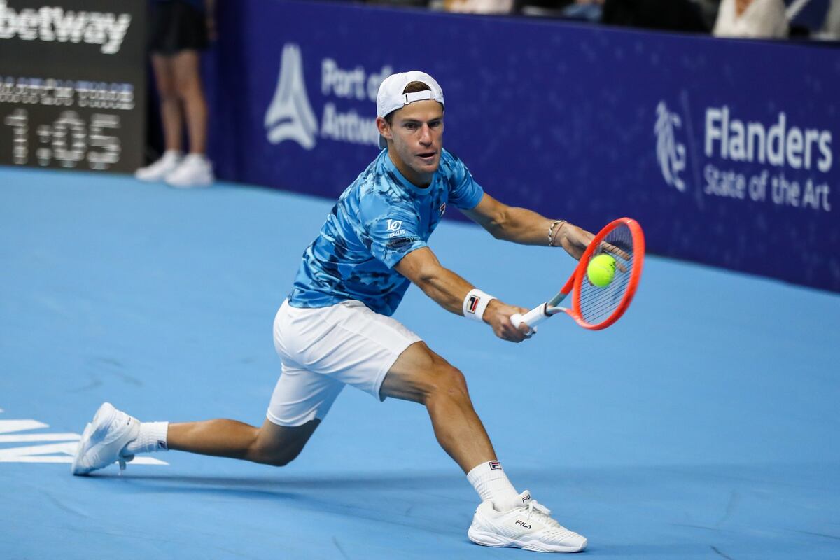 El “Peque” Schwartzman le ganó a Andy Murray y avanzó a cuartos de final del ATP de Amberes