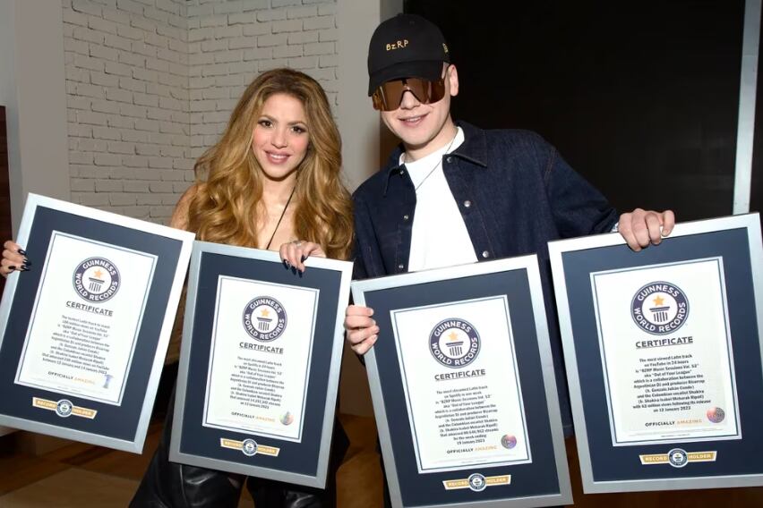 ‘BZRP Music Session #53′, batió cuatro Récords Guinness. Foto: Aaron Snaiderman/Guinness World Records