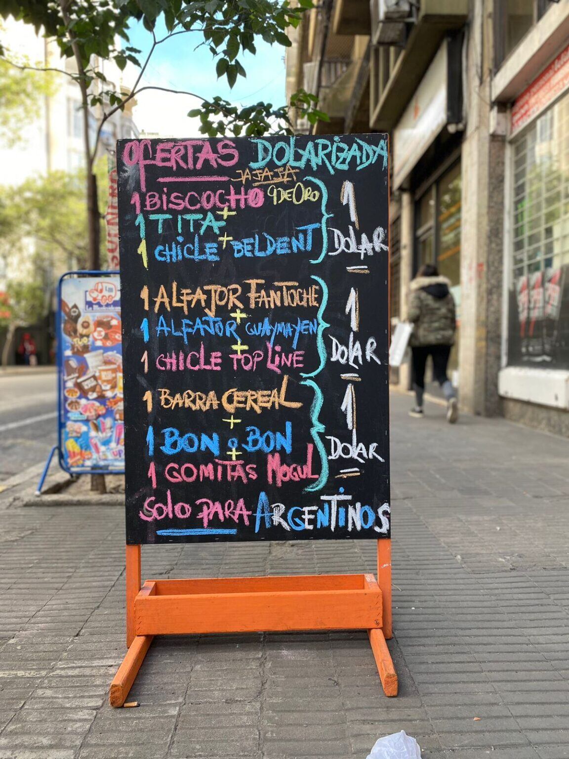 El kiosco está ubicado en el centro de Rosario