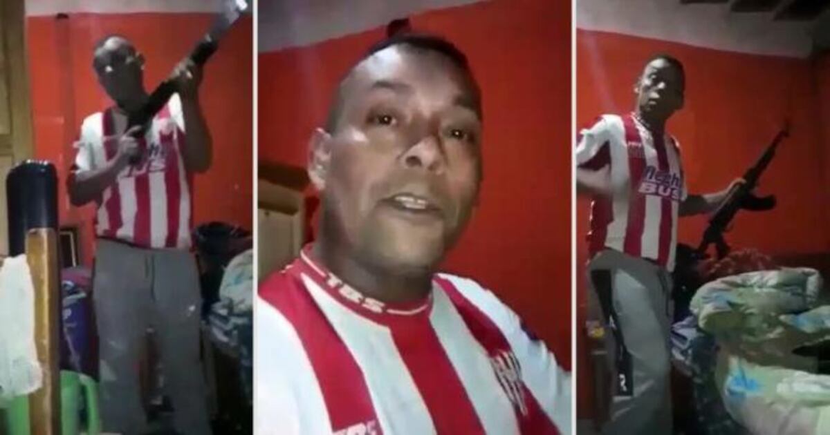 Identificaron al delincuente que se filmó con un arsenal de guerra