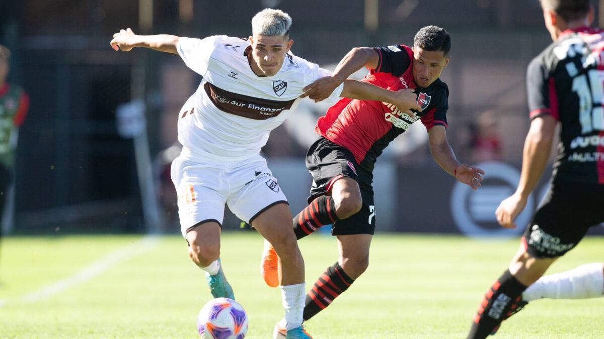 Newell’s empató con Platense en una tarde con errores muy caros