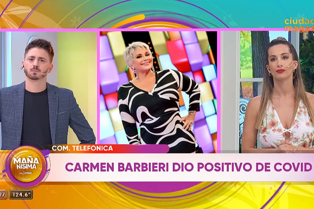 Carmen Barbieri tiene Covid-19 (de nuevo). (Captura)