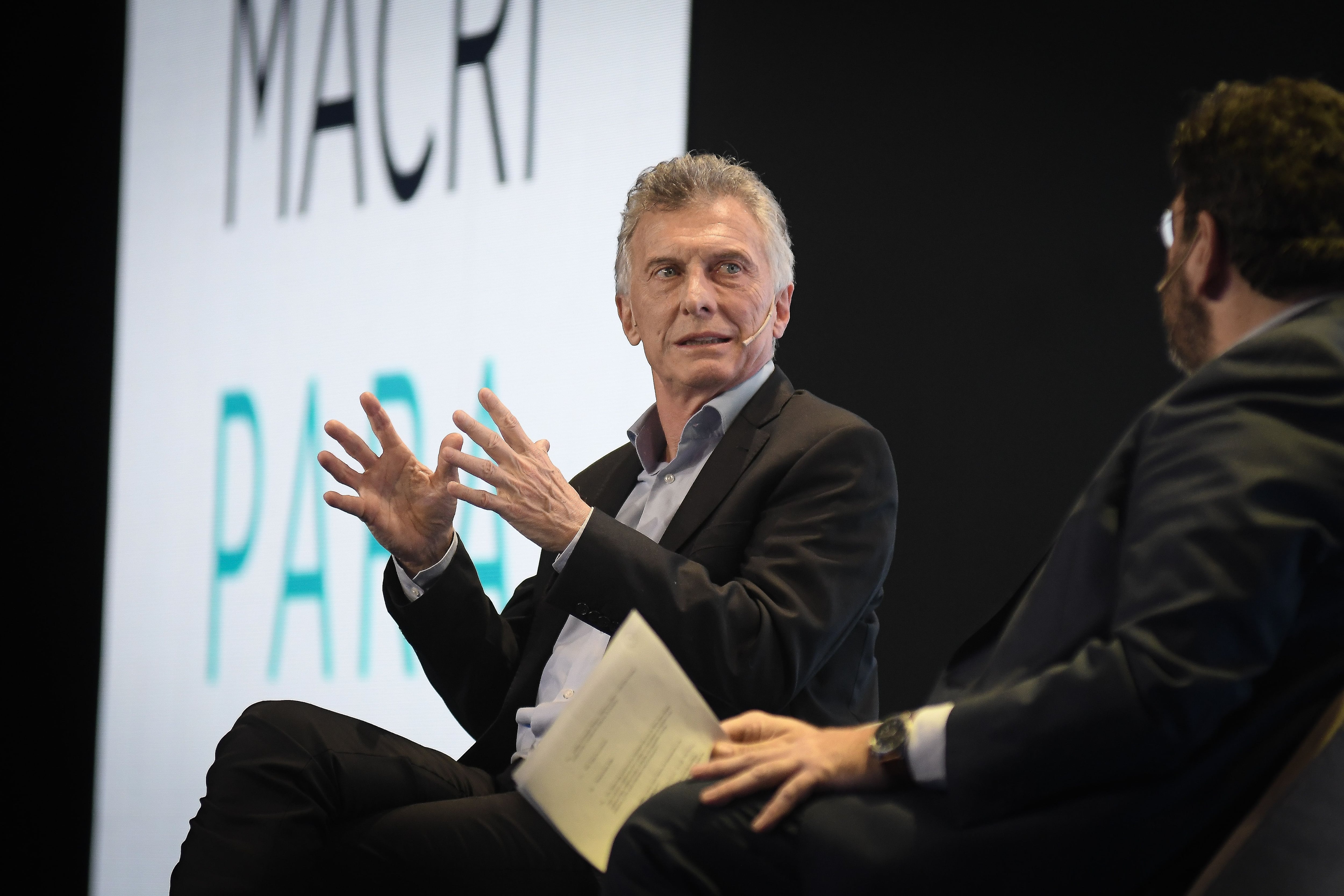 Mauricio Macri anunció que no será candidato a presidente este año. 
Foto Federico Lopez Claro