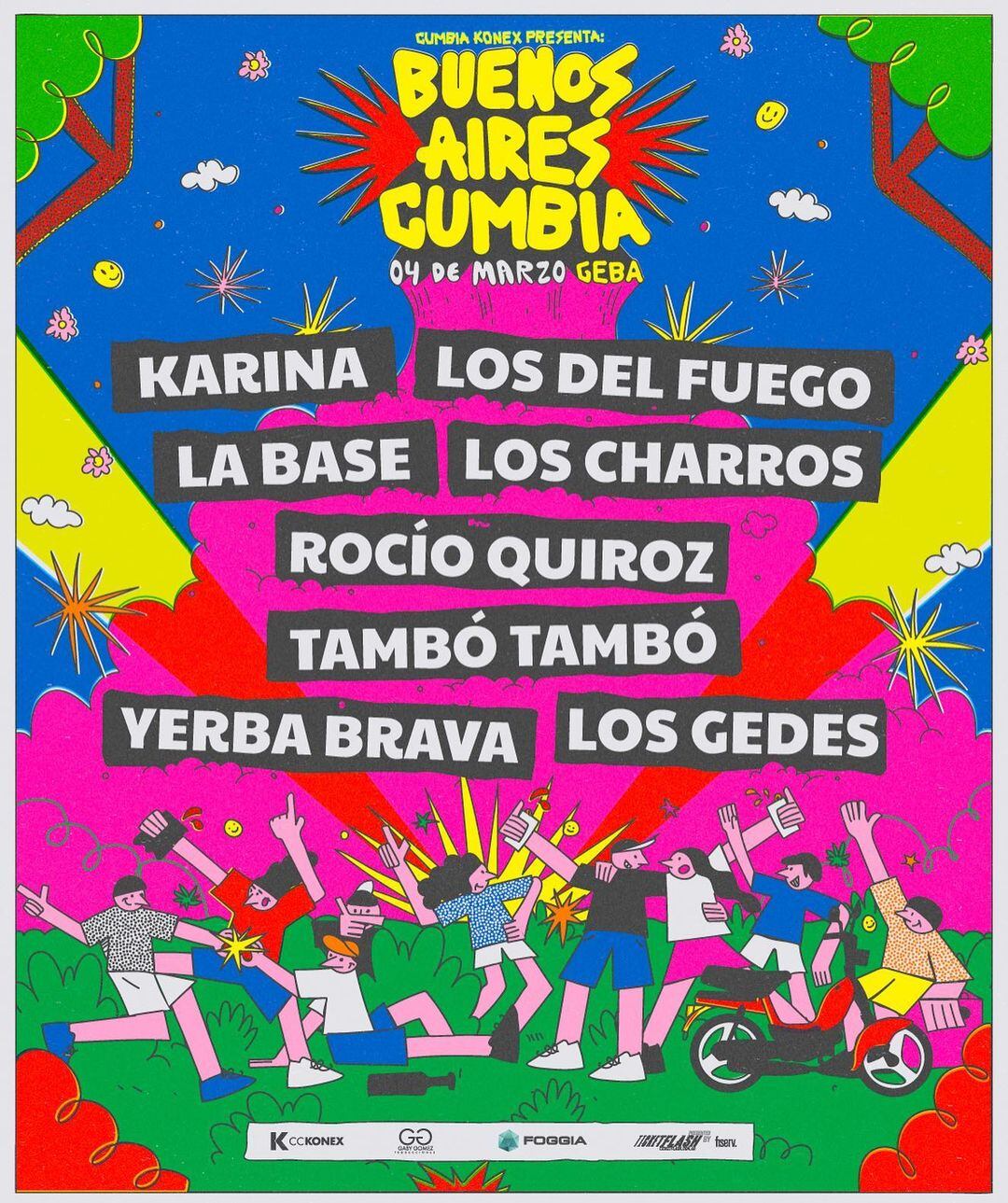 Se dio a conocer el line up de Buenos Aires Cumbia 2022.