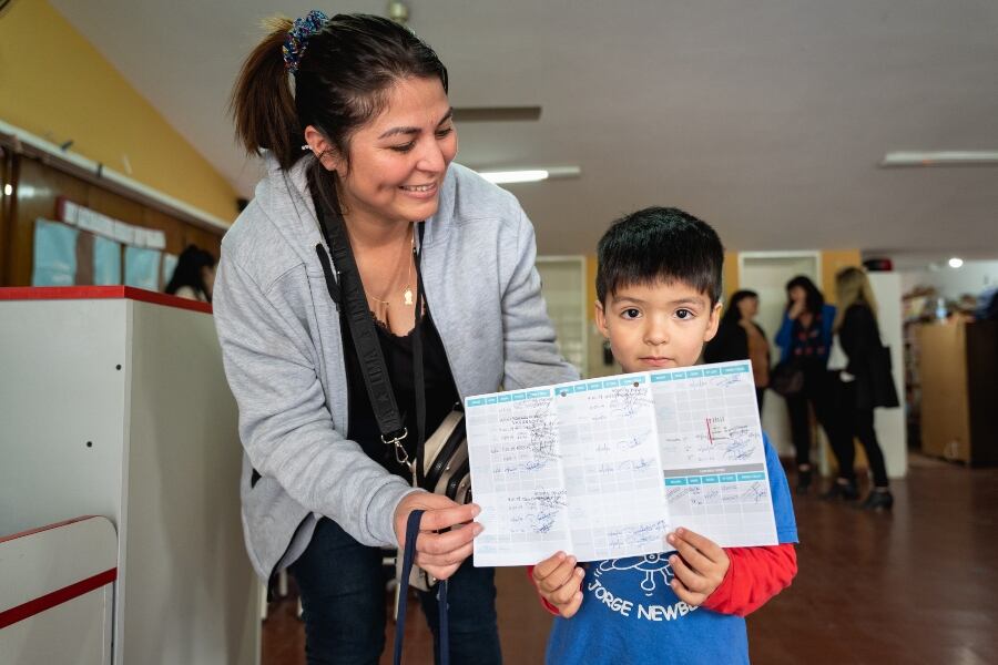 Vacunación en niños y niñas de 13 meses a cuatro años inclusive.