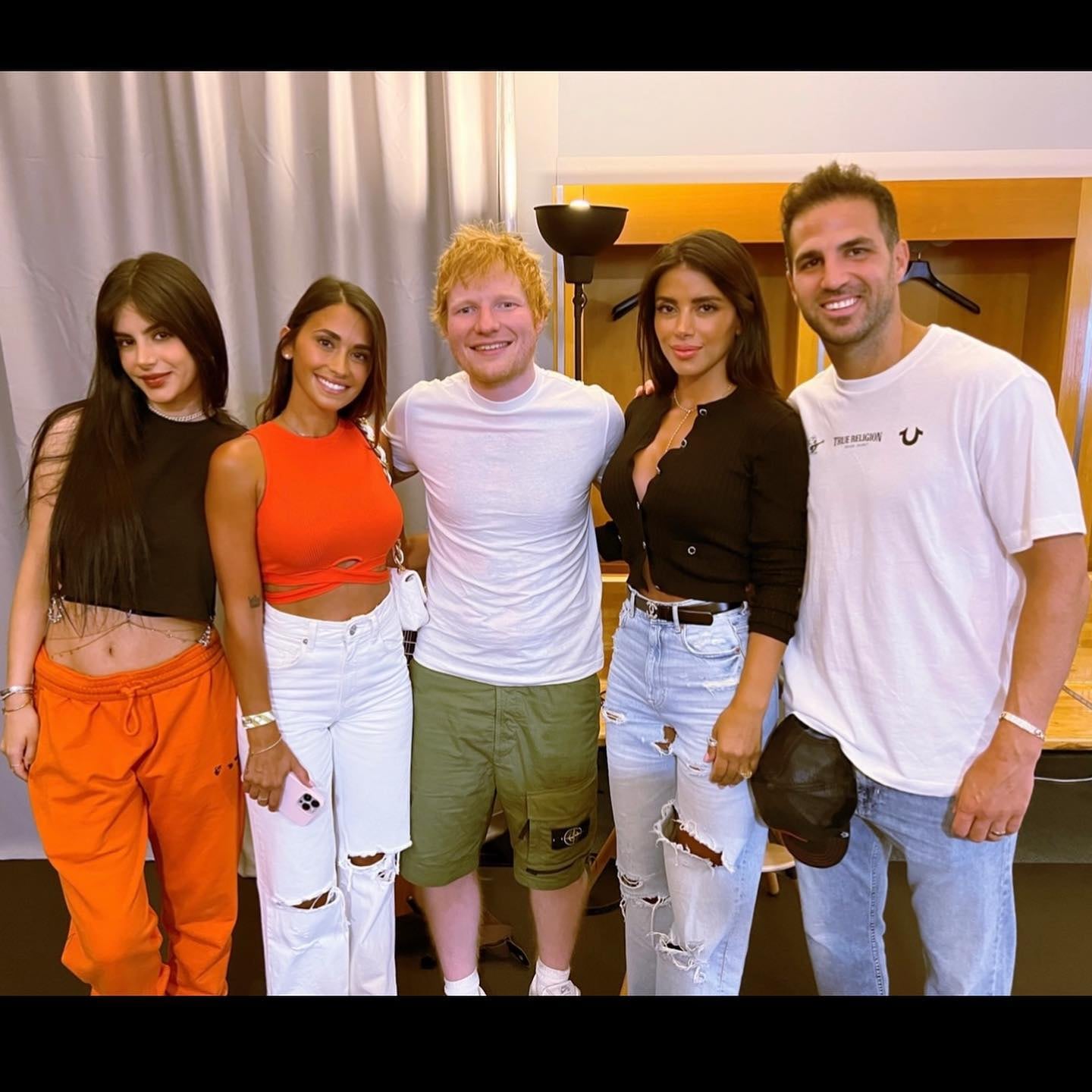 La rosarina se cruzó con el compositor en el Stade de France.