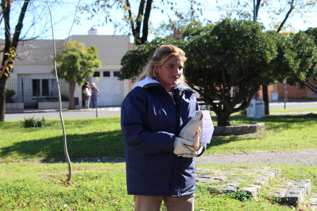 Vanesa Quintana es la primera placera mujer de Tres Arroyos